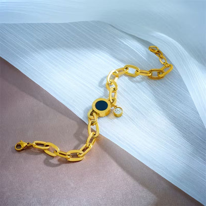 Stainless Steel Golden Bracelet